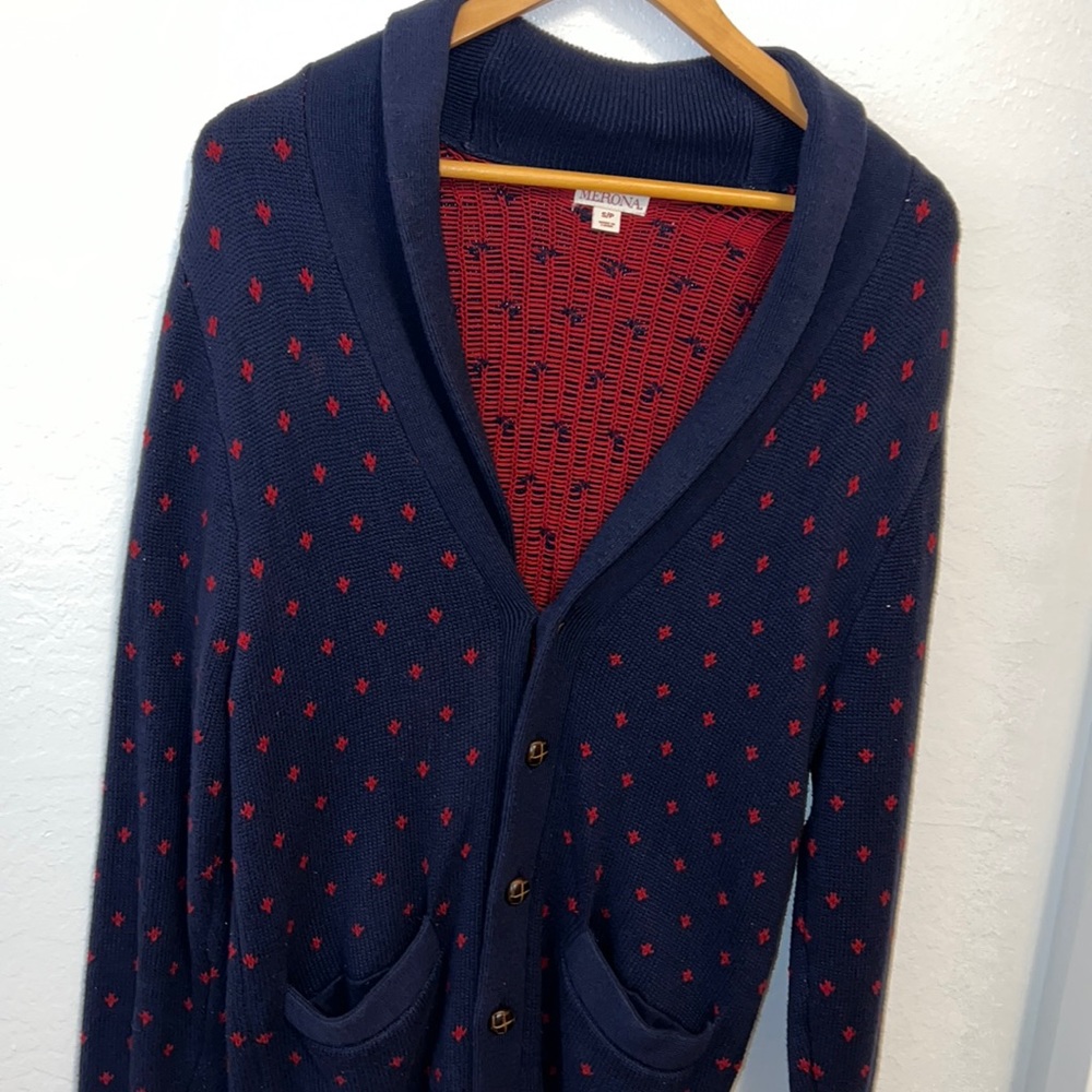 Men’s Merona Button Up Cardigan Sweater